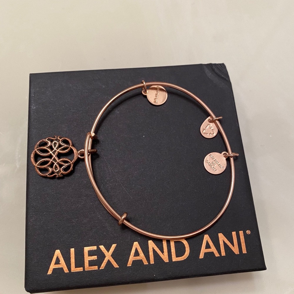 Rose Gold Alex and Ani Bracelet